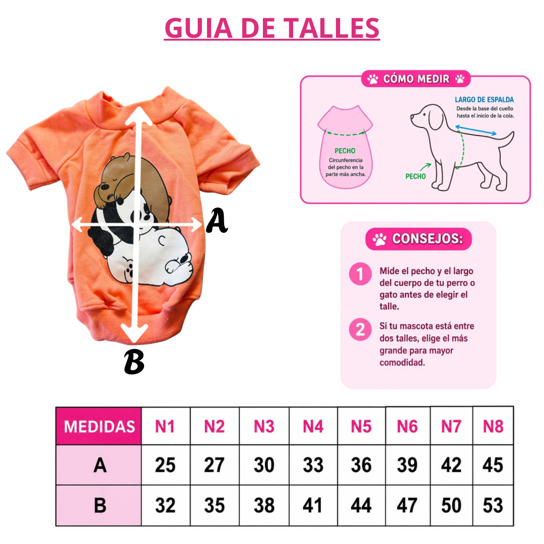 Buzo celeste Charly Brown para mascotas - Talle 3